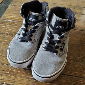 Gray Boys Vans